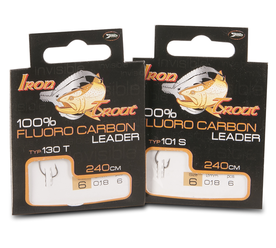 Onderlijn Fl.Carb.Lead. 101S 6/0,18mm - Iron Trout
