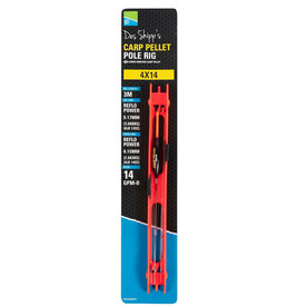 Preston - Gemonteerde lijn GPM-B Carp Pellet Pole Rig Barbless / 3m - Preston