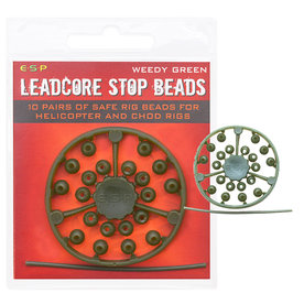 ESP - Leadcore Stop Beads / Weedy Green - ESP