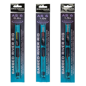 Drennan - Gemonteerde lijn River Rig AS 6 Barbed / 4,0m- Drennan