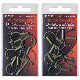 ESP - Quick Change D Sleeves &amp; Bait Screws - ESP