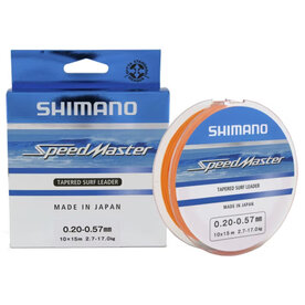 Shimano - Speedmaster Tapered Surf Leader Orange / 0.26-0.57mm - Shimano