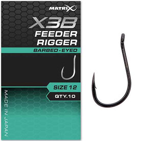 Matrix - Haken X3B Feeder Rigger Barbed / Eyed - Matrix