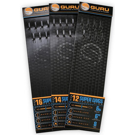 Guru - Onderlijn Super LWGS Pole Rigs 6" Barbless / 15cm - Guru