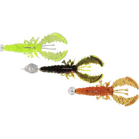 Westin - Creature Bait Rigged &lsquo;N Ready Crecraw Slim Dark Water Mix / 5.5cm - Westin
