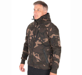 Camo Full Zip Prem Sherpa 310 Hoodie - Fox Carp