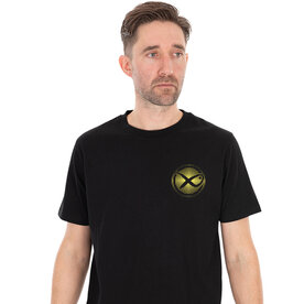 Large Mesh Logo T-Shirt / Black-Lime - Matrix