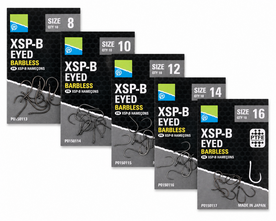 Preston - XSP-B Haken Eyed / Barbless - Preston