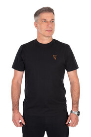 Fox Carp - Classic T-Shirt / Black &amp; Orange - Fox Carp