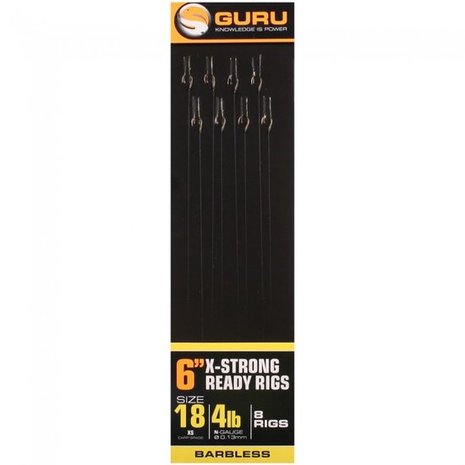 Guru - Onderlijn XS Carp Pole Rig 6&#039;&#039; Barbless / 15cm - Guru