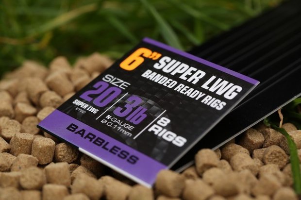 Guru - Onderlijn Super LWG Ready Rigs Barbless / 15cm - Guru