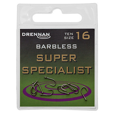Drennan - Haken Super Specialist Barbless - Drennan