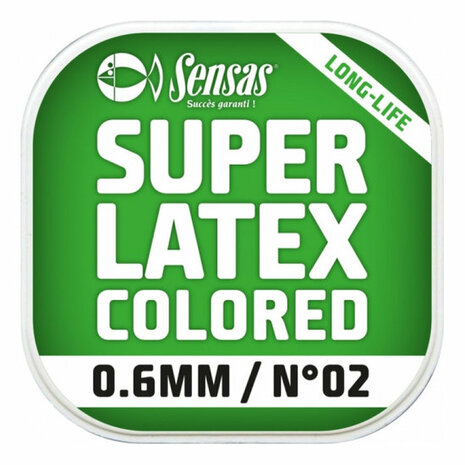 Volle elastiek Super Latex Gekleurd - Sensas