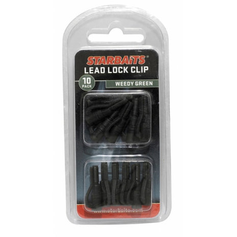 End Tackle Lead Lock Clip Weedy vert - Starbaits