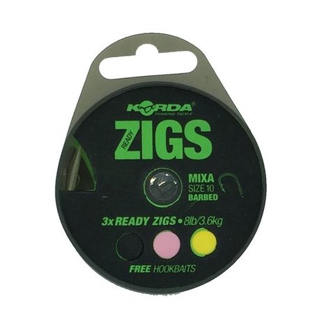 Korda - Rig Zigs Mixa Barbed Size 10 - Korda