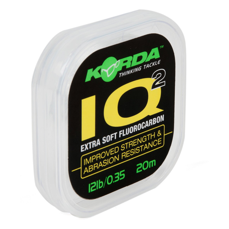 Fil fluorocarbon IQ Extra Soft Fluorocarbon Hooklink - Korda