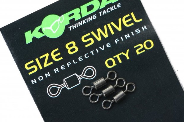 End Tackle Wartel Swivels Size 8 - Korda