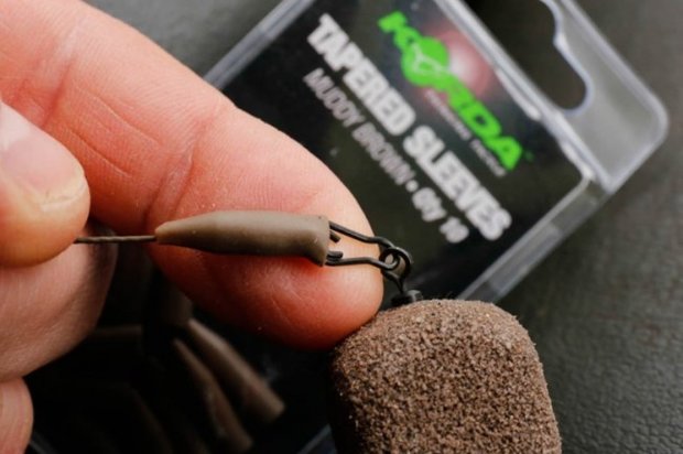 End Tackle Tapered Silicone Sleeve Brown - Korda