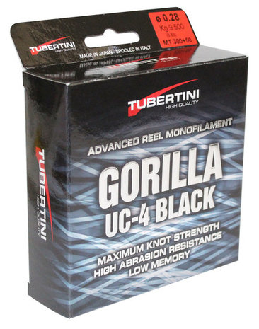 Tubertini - Lijn Nylon Gorilla UC-4 Black / 150m - Tubertini