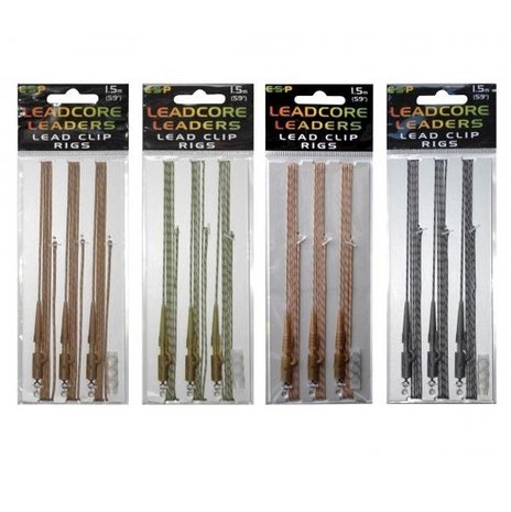 ESP - End Tackle Leadcore Leaders Lead Clip Rigs - ESP