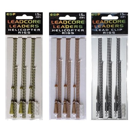 ESP - End Tackle Leadcore Leaders Helicopter Rigs - ESP