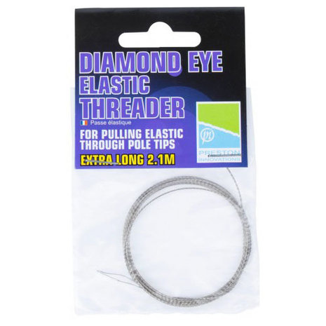 Preston - Elastiek Diamond Eye Extra Threader / 2.10m - Preston