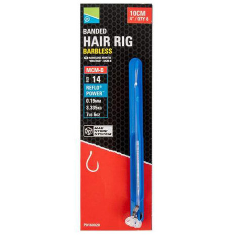 Preston - Onderlijn MCM-B Hair Rigs - 10cm - Preston