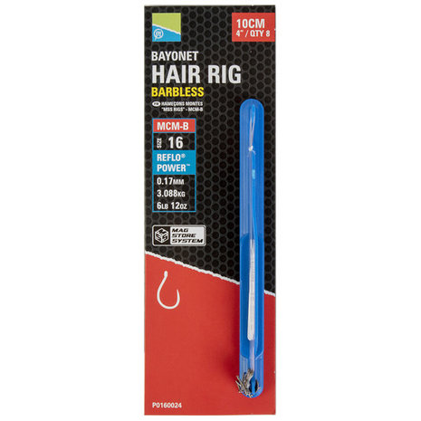 Preston - Onderlijn MCM-B Hair Rigs - 10cm - Preston