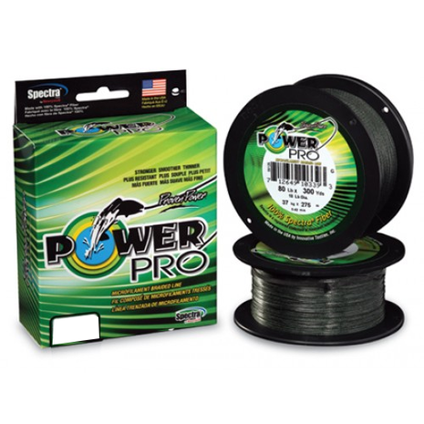 Power Pro - Fil tress&eacute; Moss Green - 2740m - Power Pro