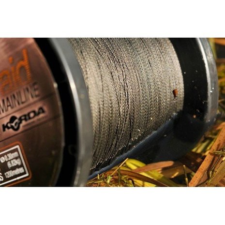 Korda - Lijn gevlochten Sub Braid Sinking Braided Mainline - 450m - Sub Green - Korda