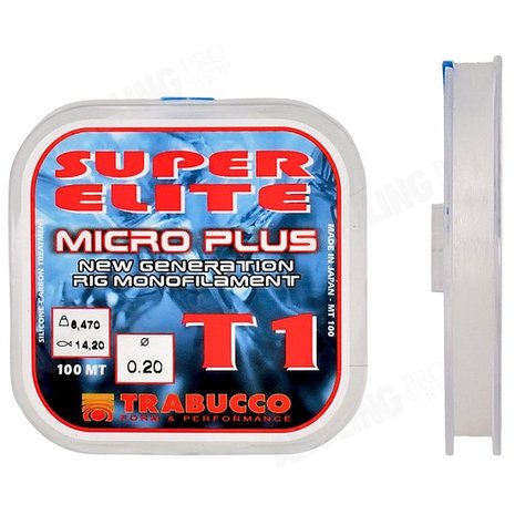 Trabucco - Lijn Nylon T1 Super Elite Micro Plus - Trabucco