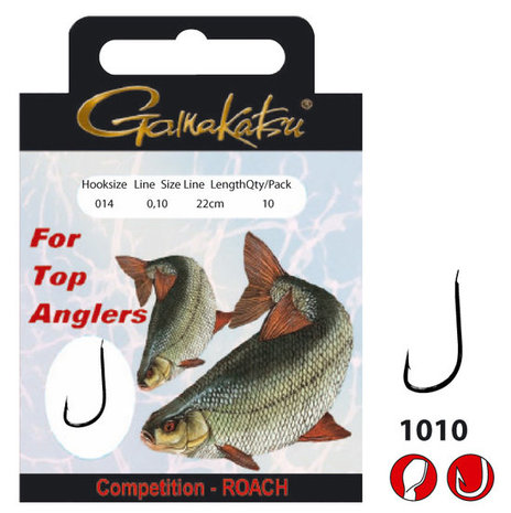 Gamakatsu - Hame&ccedil;on montes Hook BKS Roach 22cm COMP - Gamakatsu