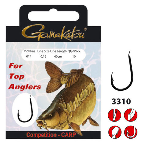 Gamakatsu - Hame&ccedil;on montes Hook BKS Carp 40cm - Gamakatsu