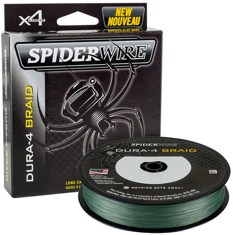Spiderwire - Lijn gevlochten Dura4 Braid - 300m - Green - Spiderwire