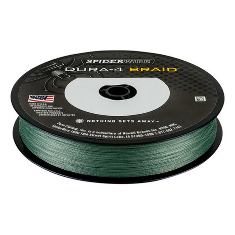 Spiderwire - Lijn gevlochten Dura4 Braid - 300m - Green - Spiderwire