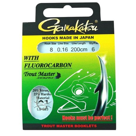 Gamakatsu - Onderlijnen Trout LS623N FC 200cm - Gamakatsu