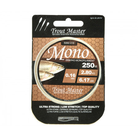 Trout Master - Fil nylon mono 200m - Trout Master