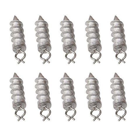 Savage Gear - T&ecirc;tes plomb&eacute;es Screwin Weight Spike - Savage Gear