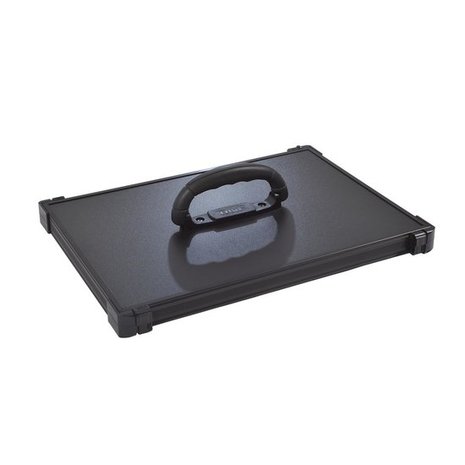 Rive - F2 Couvercle Alu Anodise Noir - Rive