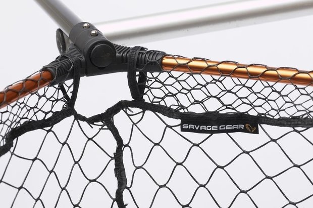 Savage Gear - Schepnet Pro Tele Folding Net Rubber X-Large Mesh XL - Savage Gear