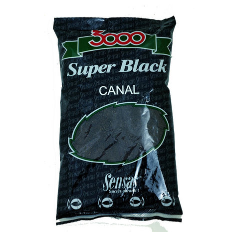 Amorce 3000  Super Black Canal (Kanaal) 1Kg - Sensas