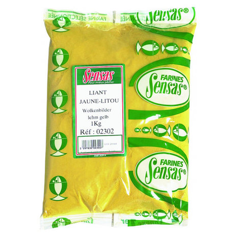 Amorce Liant Jaune-Litou (Jaune) 1Kg - Sensas