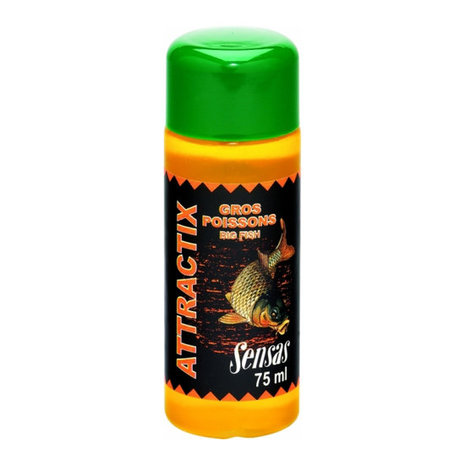 Smaakstof Attractix Gros Poissons/Grote Vis 75Ml - Sensas