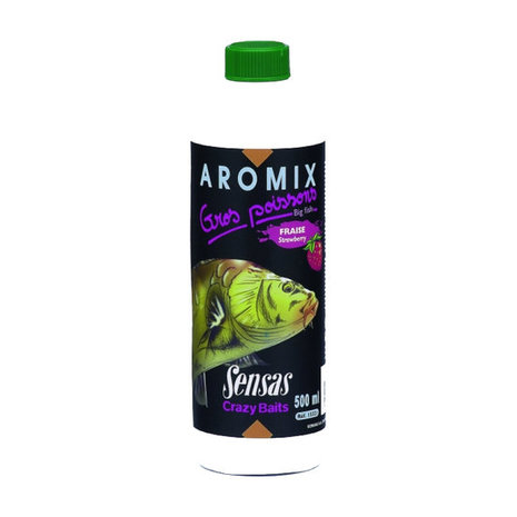 Smaakstof Aromix Grote Vis Aardbei 500Ml - Sensas