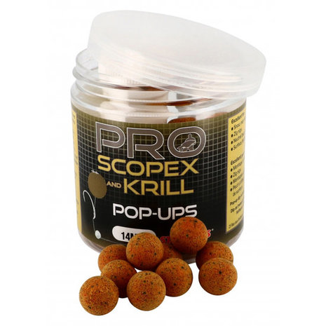 Starbaits - Pop-ups Probio Scopex Krill Pop Ups 60gr - Starbaits