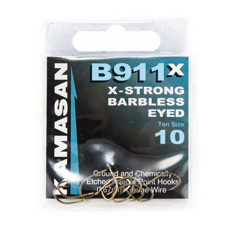 Kamasan - Haken X-Strong Barbless Eyed - Kamasan