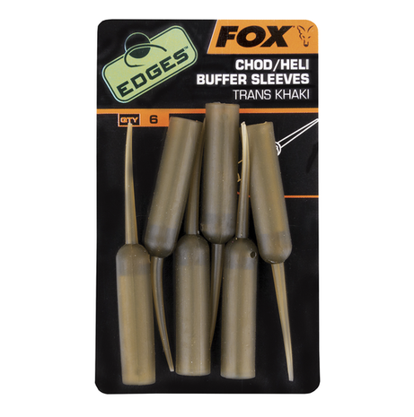 End Tackle Edges Chod /Heli Buffer Sleeve x 6 - Fox Carp