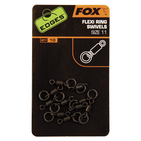 End Tackle Edges Flexi Ring Swivel - Fox Carp
