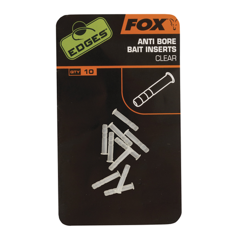 End Tackle Edges Anti-bore Bait Inserts clear - Fox Carp