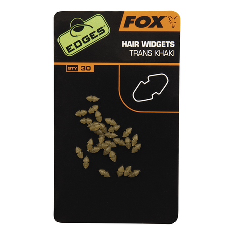 End Tackle Edges Hair Widgets - trans khaki x 30 - Fox Carp